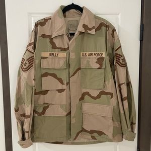 Vintage Authentic Air Force Camo Jacket